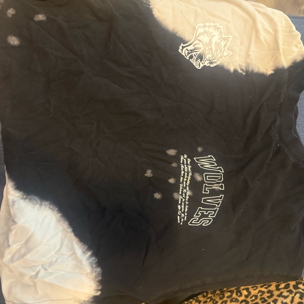 Darc Sport Black and Cream Wolves Tee